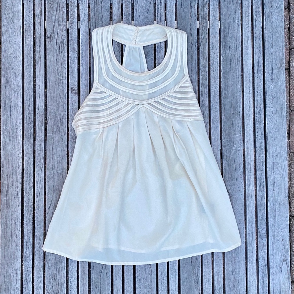 Aryn K cream Razorback tank